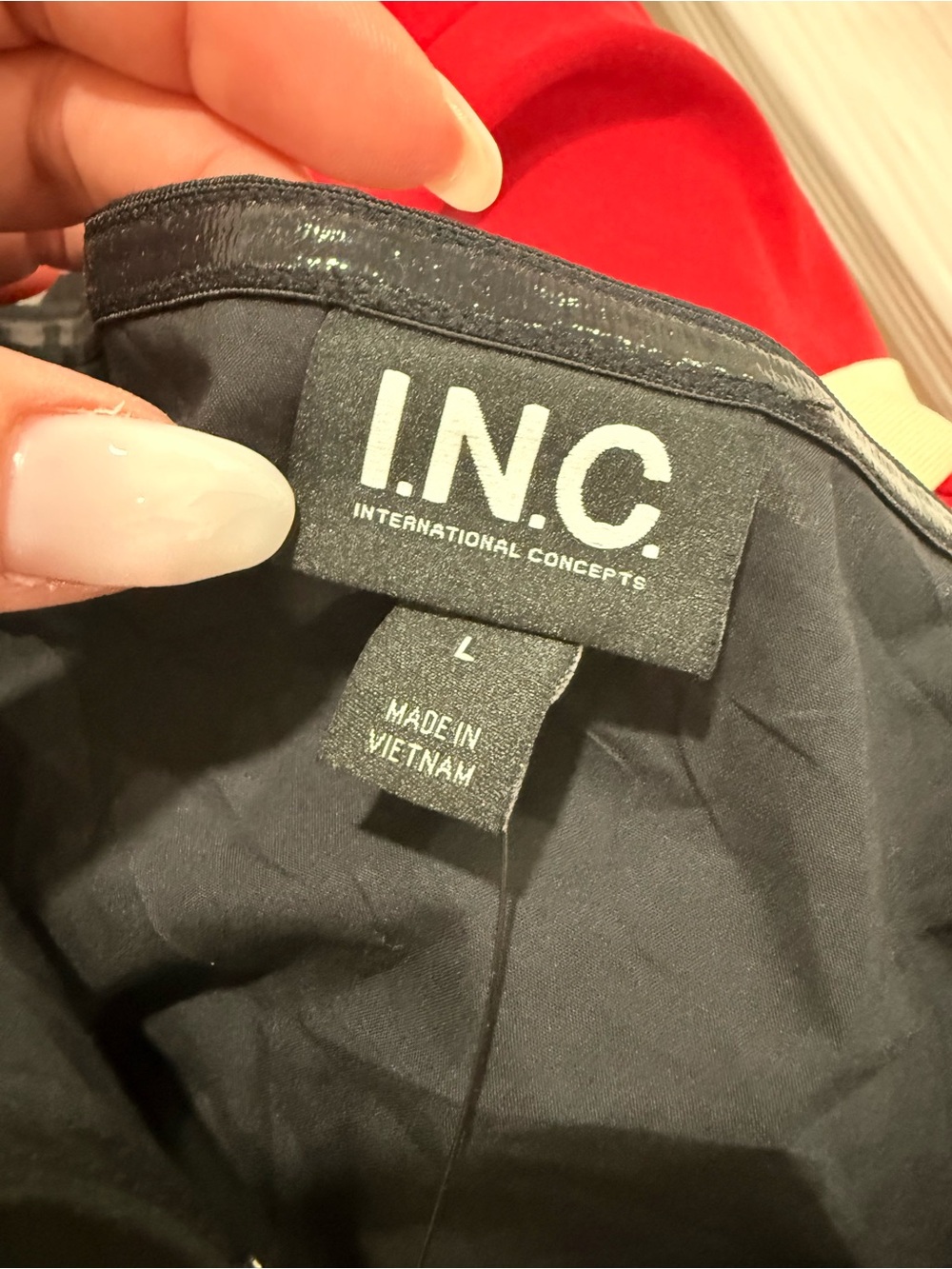 INC International Concepts Black Top - Picture 4 of 6